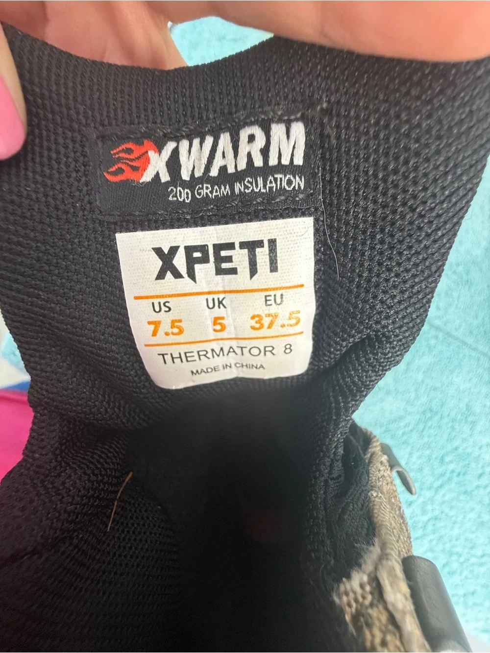 XPETI Thermator 8 Insulated Winter Boot - Black Interior, Orange Accent